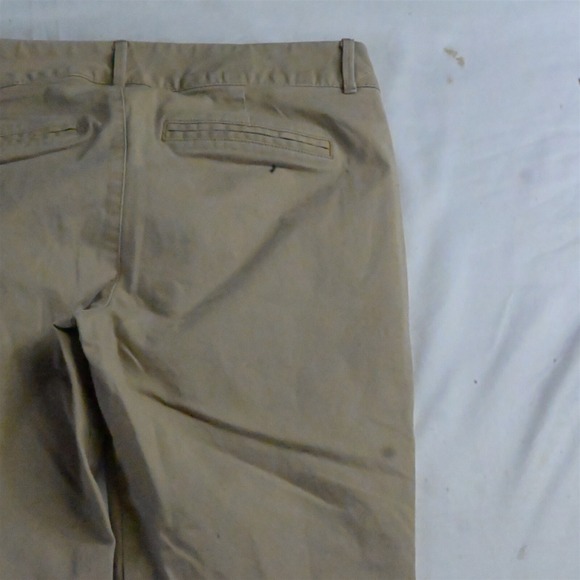 Old‎ Navy Size 4 Khaki Pixie Mid Rise Skinny Ankle Stretch Womens Chino Pants - Picture 8 of 9